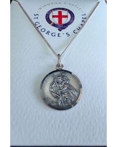 Sterling Silver St Christopher Medal