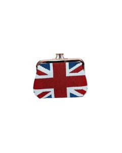 Union Jack Tapestry Frame Purse