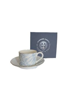Windsor Blue Teacup and Saucer